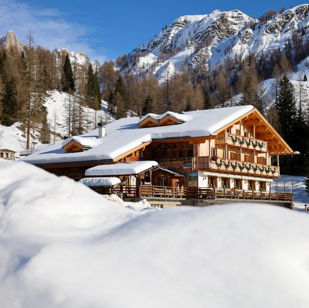 Hotel Rifugio Flora Alpina Passo San Pellegrino Exterior foto